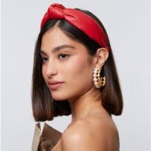 Lele Sadoughi Ruby Faux Leather Headband